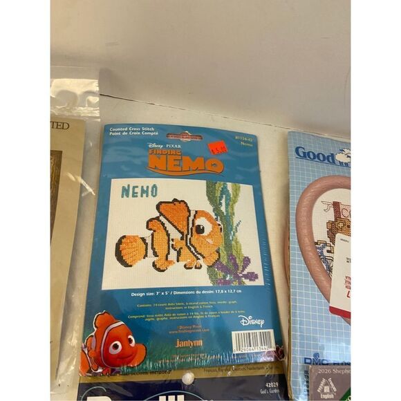 Summer Crafts  Cross Vintage stitch lot Bucilla, Disney, Dimensions, Sunset, & F - Picture 5 of 6